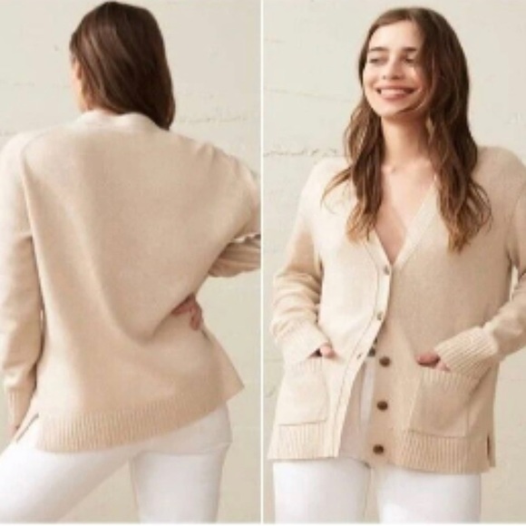 Jenni Kayne Sweaters - JENNI KAYNE Everyday Cardigan Size XS Oatmeal
